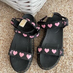 Lazy oaf x doc marten heart sandals